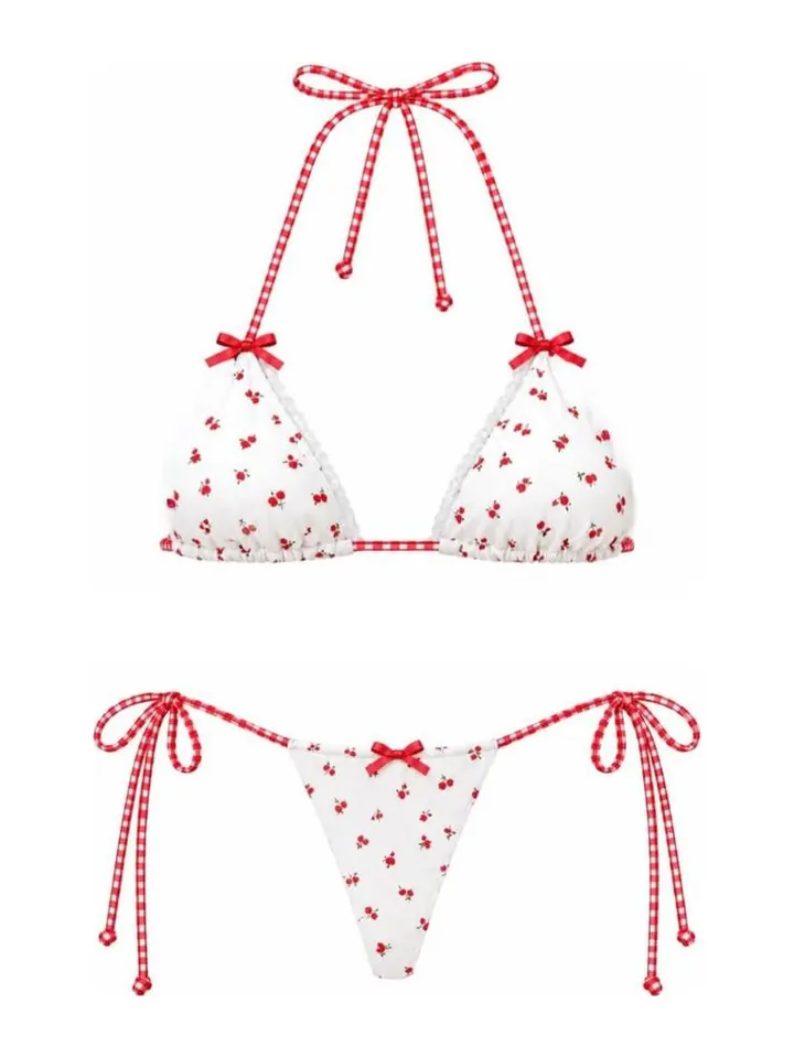 Cherry Picnic bikini, limited edition by Bali-Lú